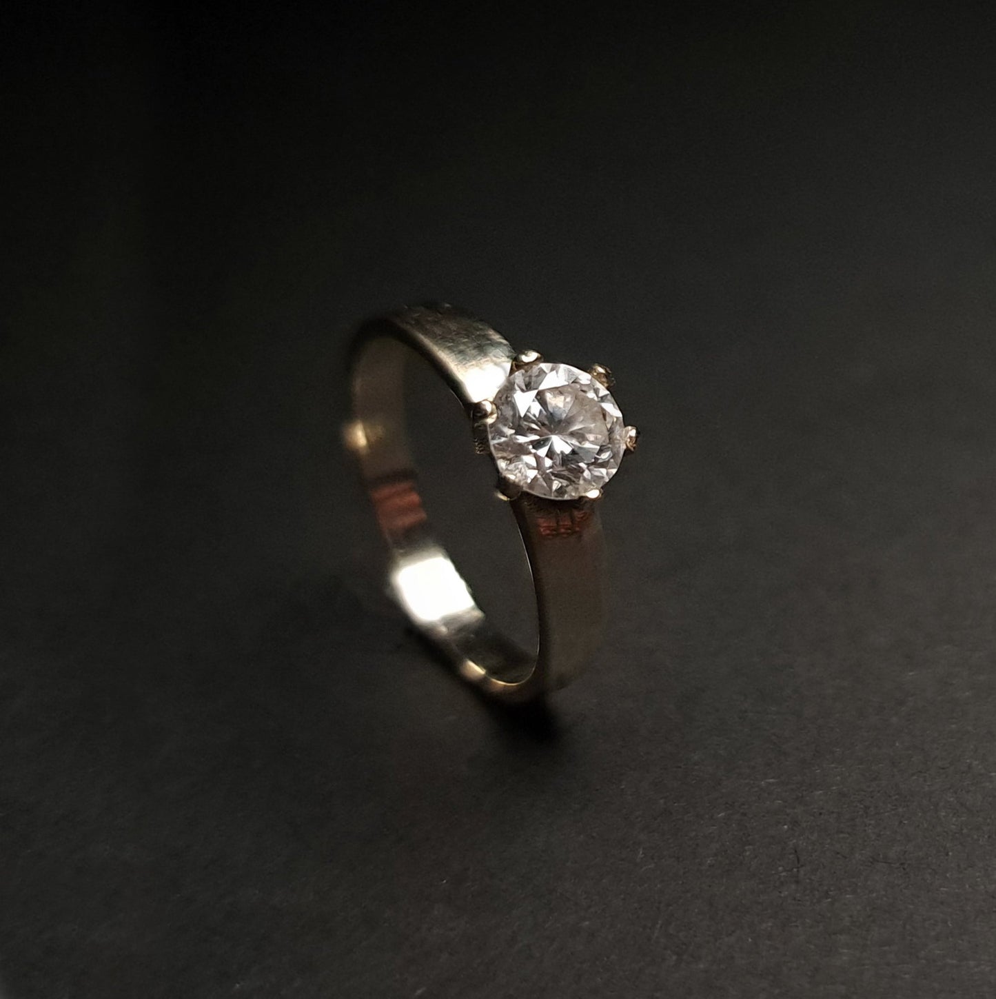 White Gold Diamond Engagement Ring