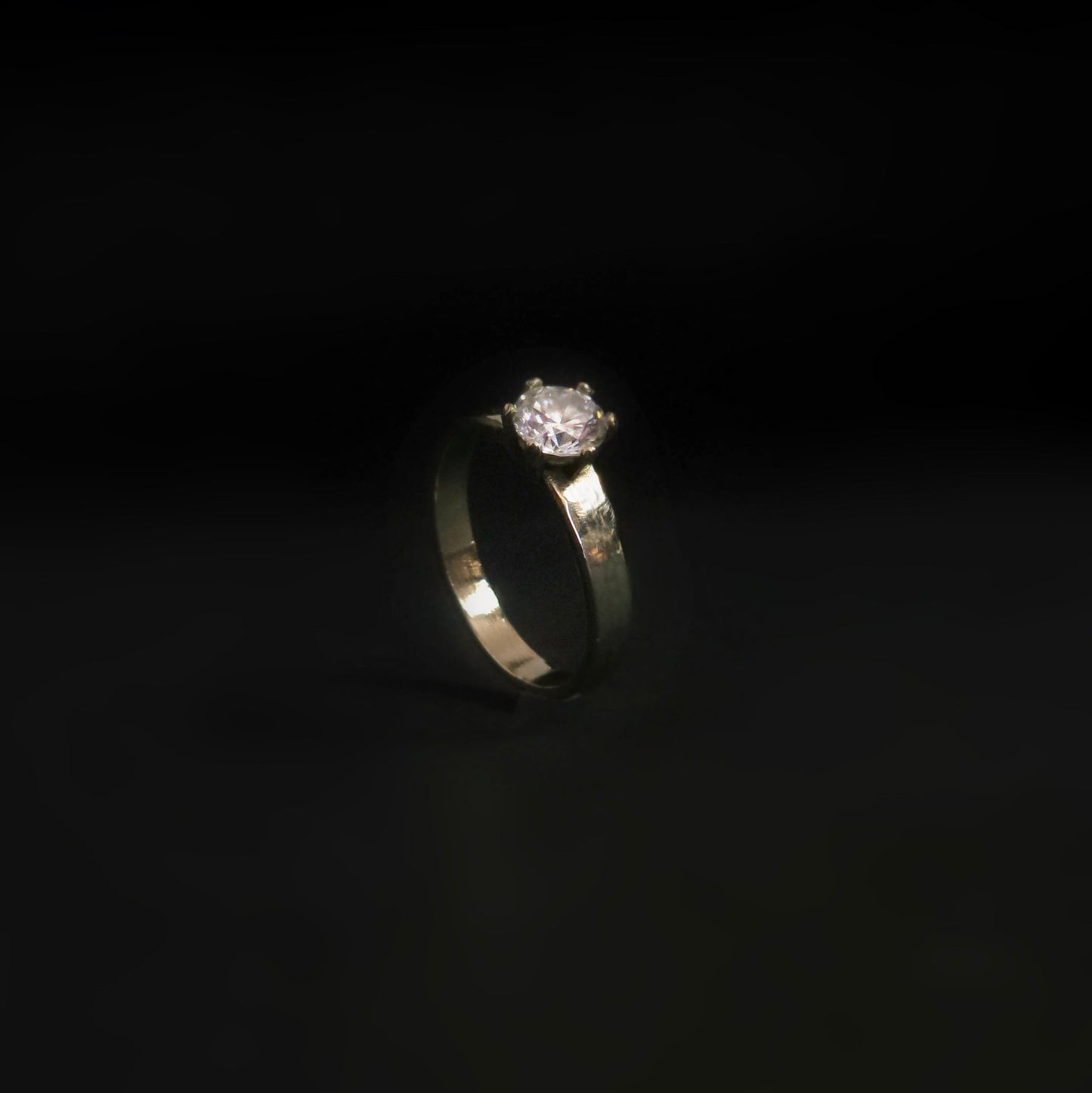 White Gold Diamond Engagement Ring