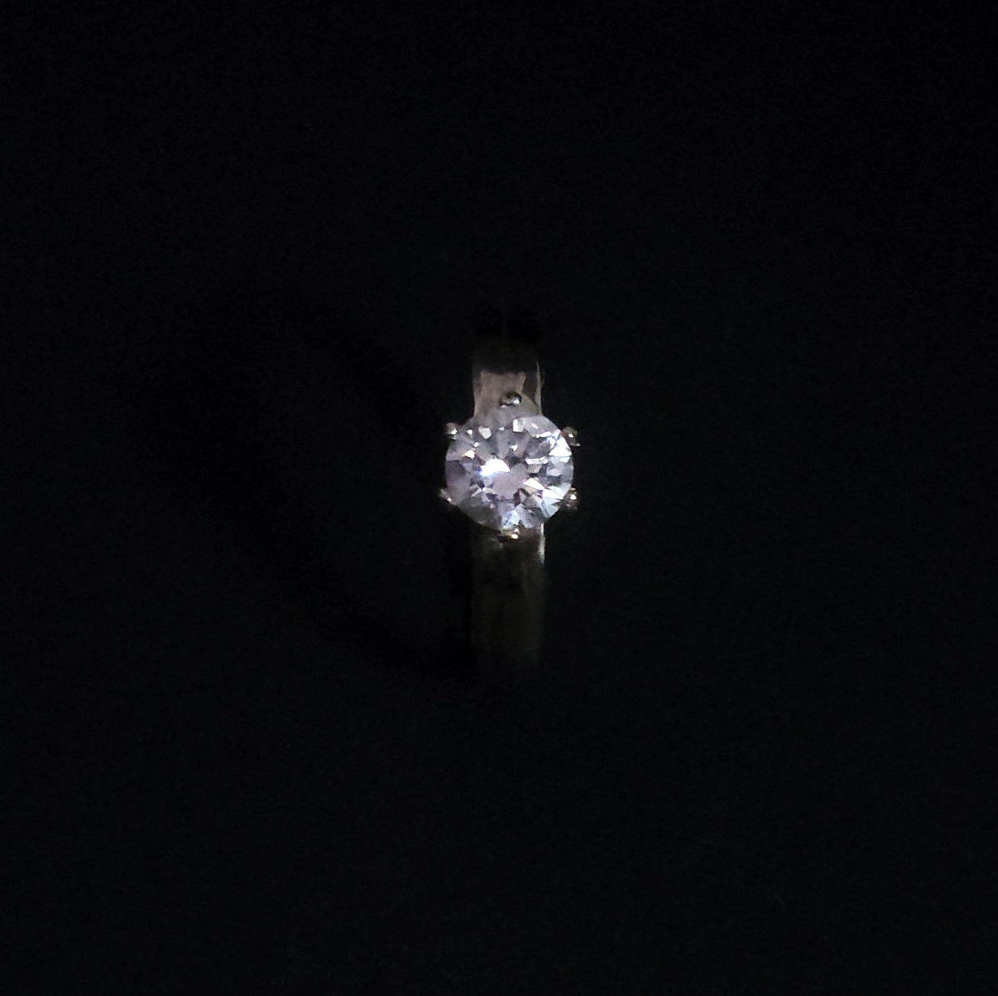 White Gold Diamond Engagement Ring
