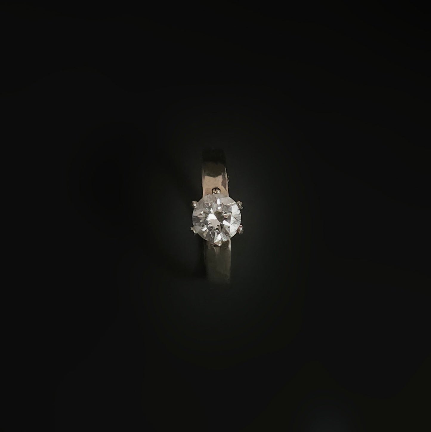 White Gold Diamond Engagement Ring