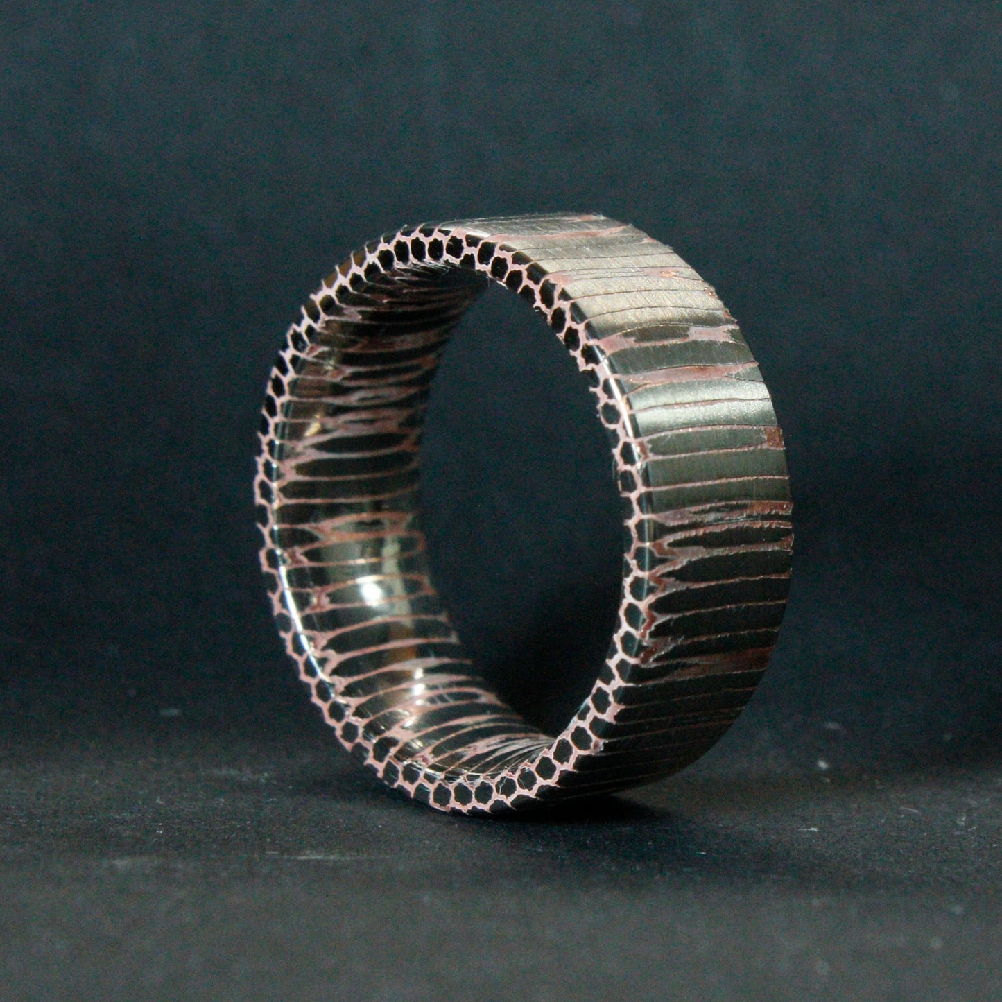 Lightly Etched Superconductor Ring