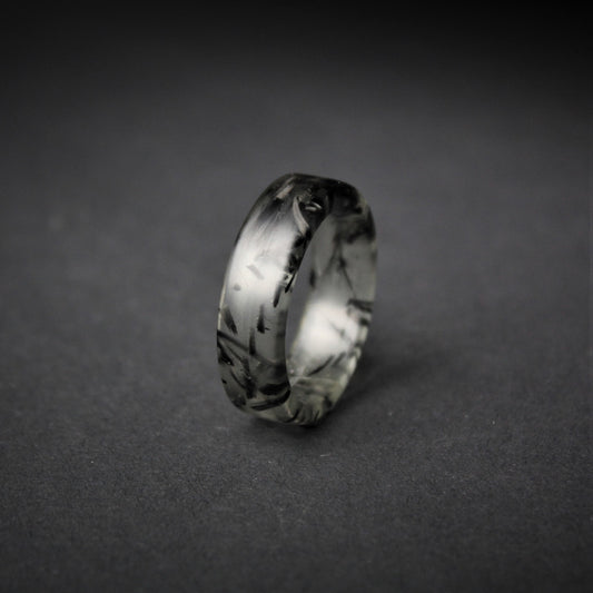 Spike - Shredded Carbon in Epoxy Resin Ring