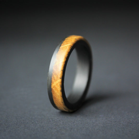 Smoked - Whiskey Barrel Wood and Carbon Fiber Ring