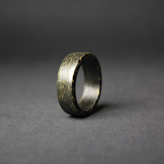 Brass Infused Carbon Fiber Ring