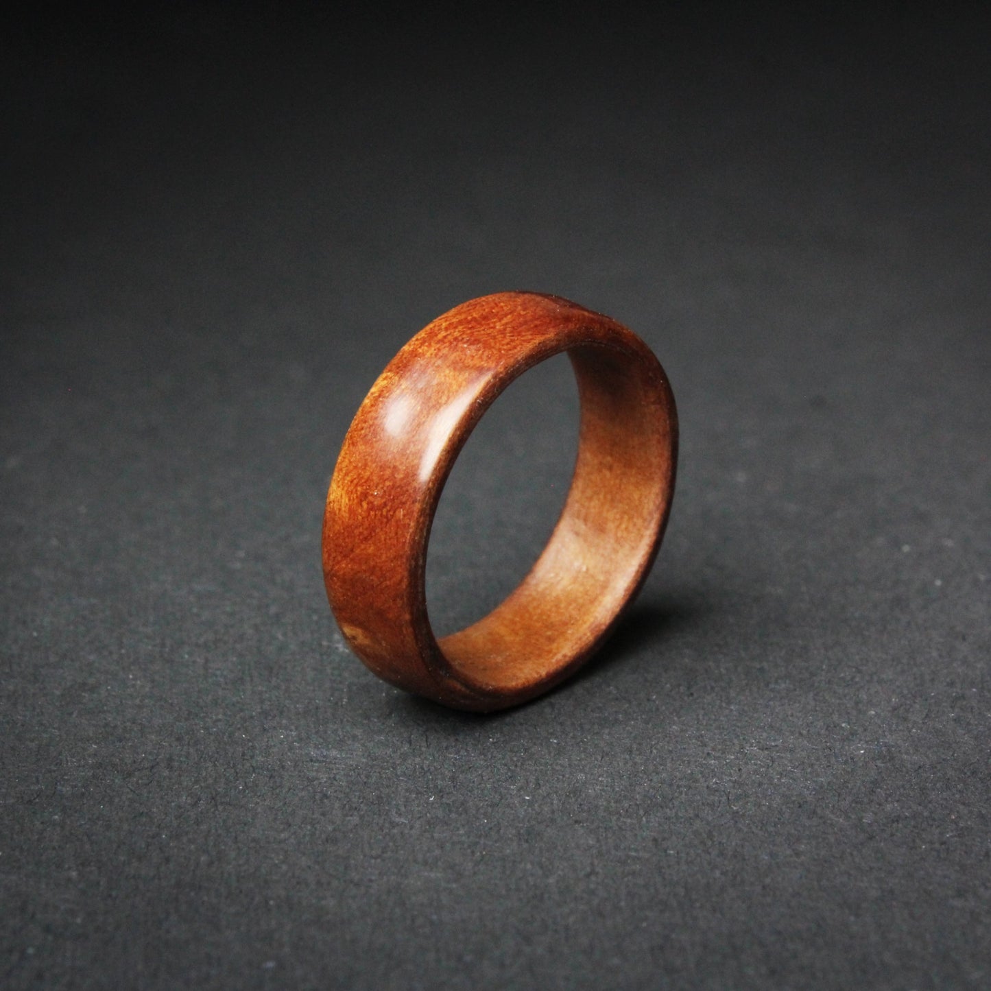 Madrone Burl Bentwood Ring