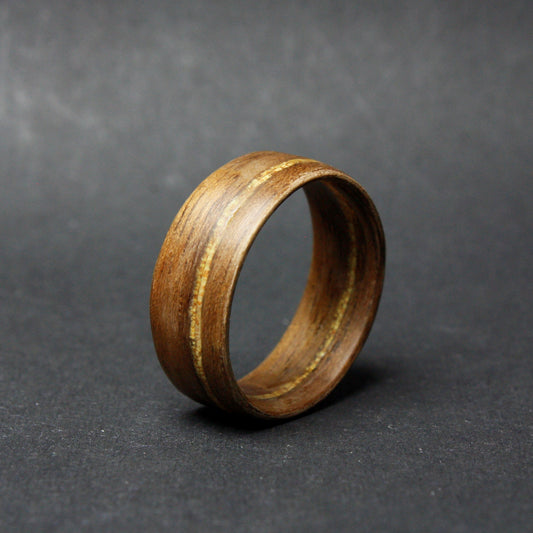 Walut and Gabon Bentwood Ring