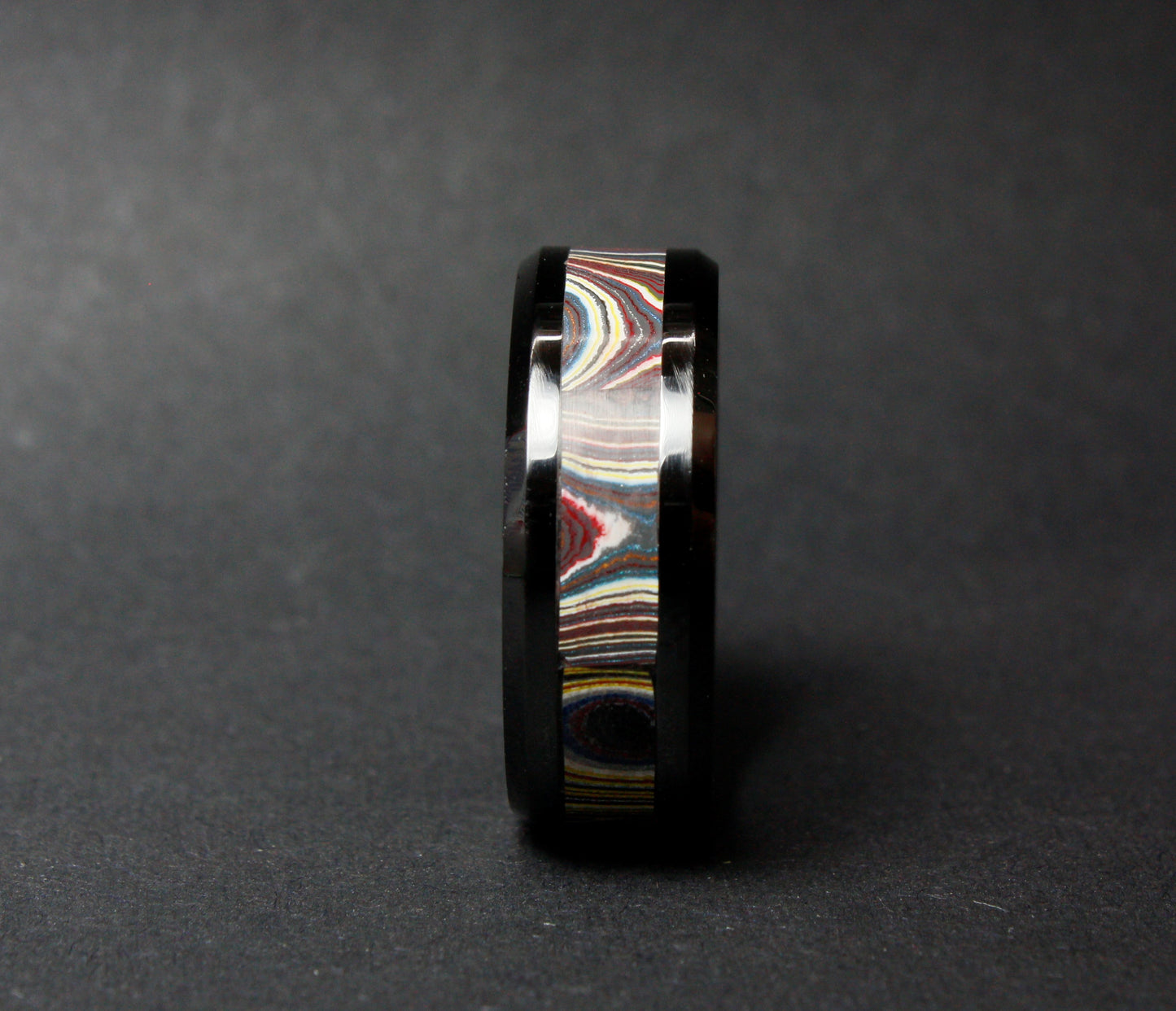 Corvette Fordite Ceramic Ring