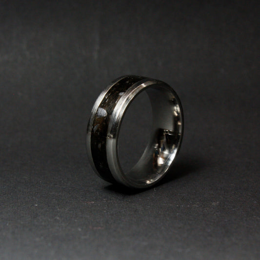 The Chariklo Ring - Titanium Carbon and Silicon Ring