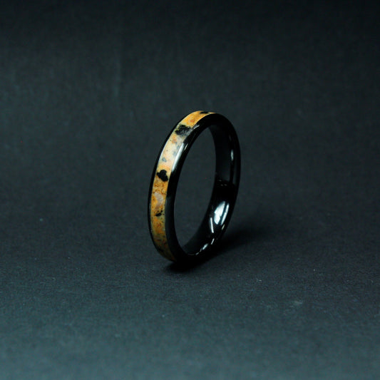 The Venus Ring - Black Glow Ceramic Ring