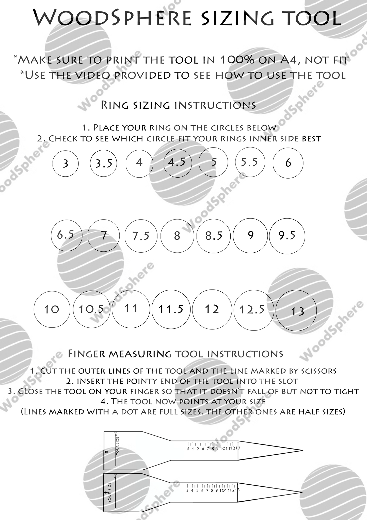 Digital Ring Sizer