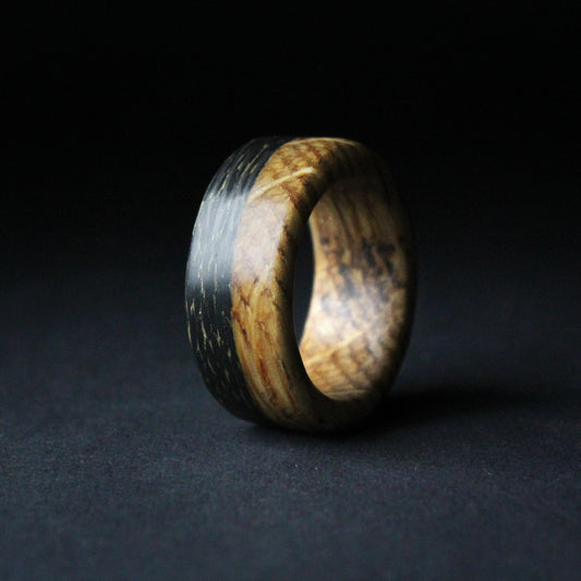 Smoked Cask - Whiskey Barrel Wood with Brass Infused Carbon Fiber