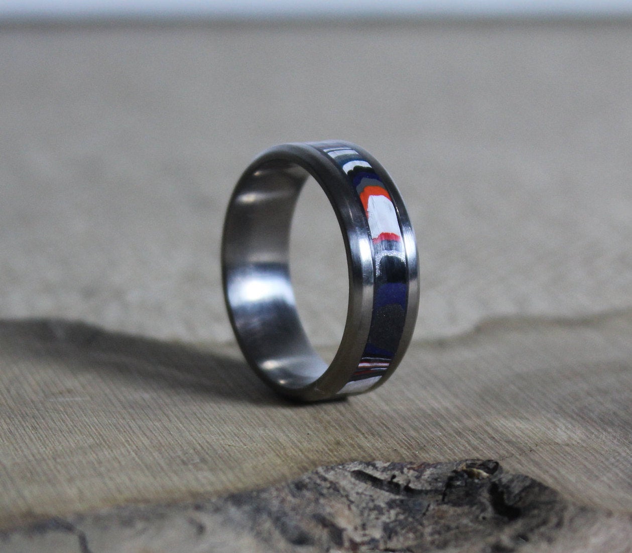 Jeep Fordite Wedding Ring