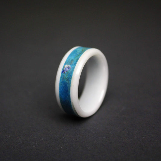 The Uranus Ring - White Ceramic Glow Ring