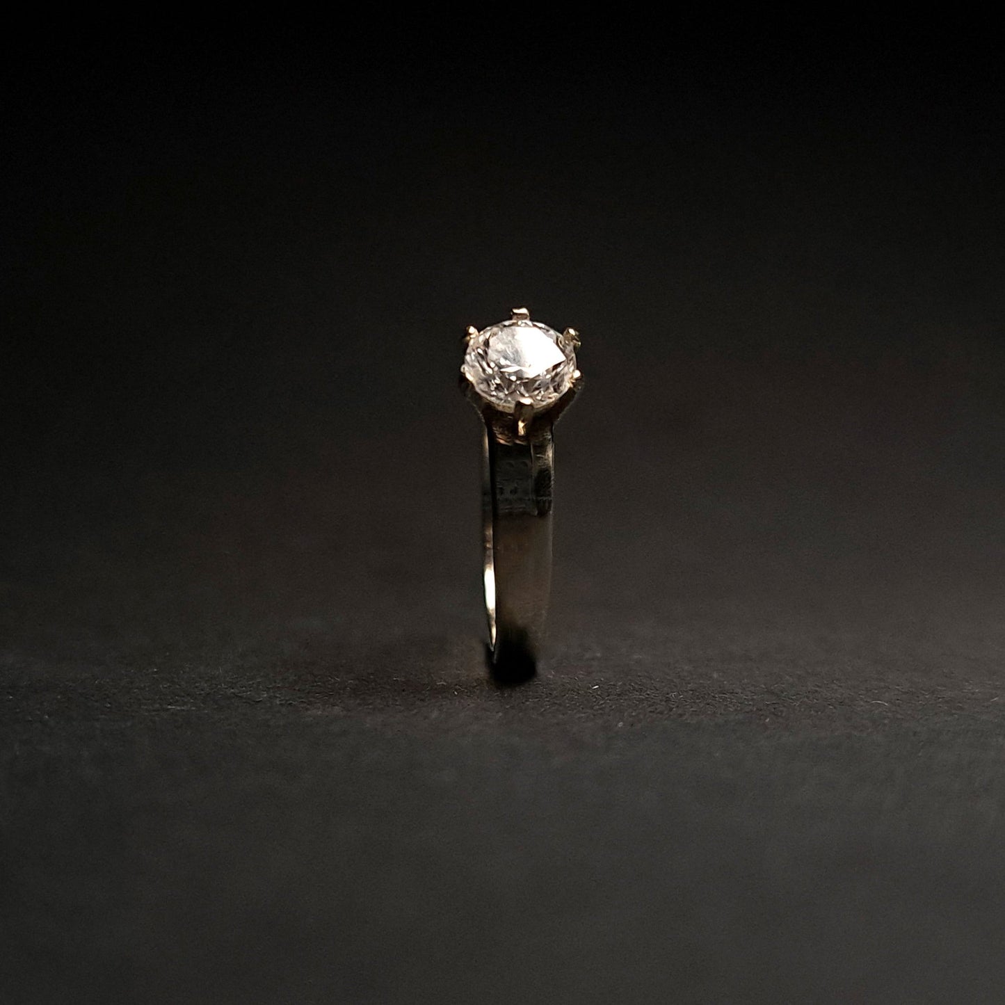 White Gold Diamond Engagement Ring