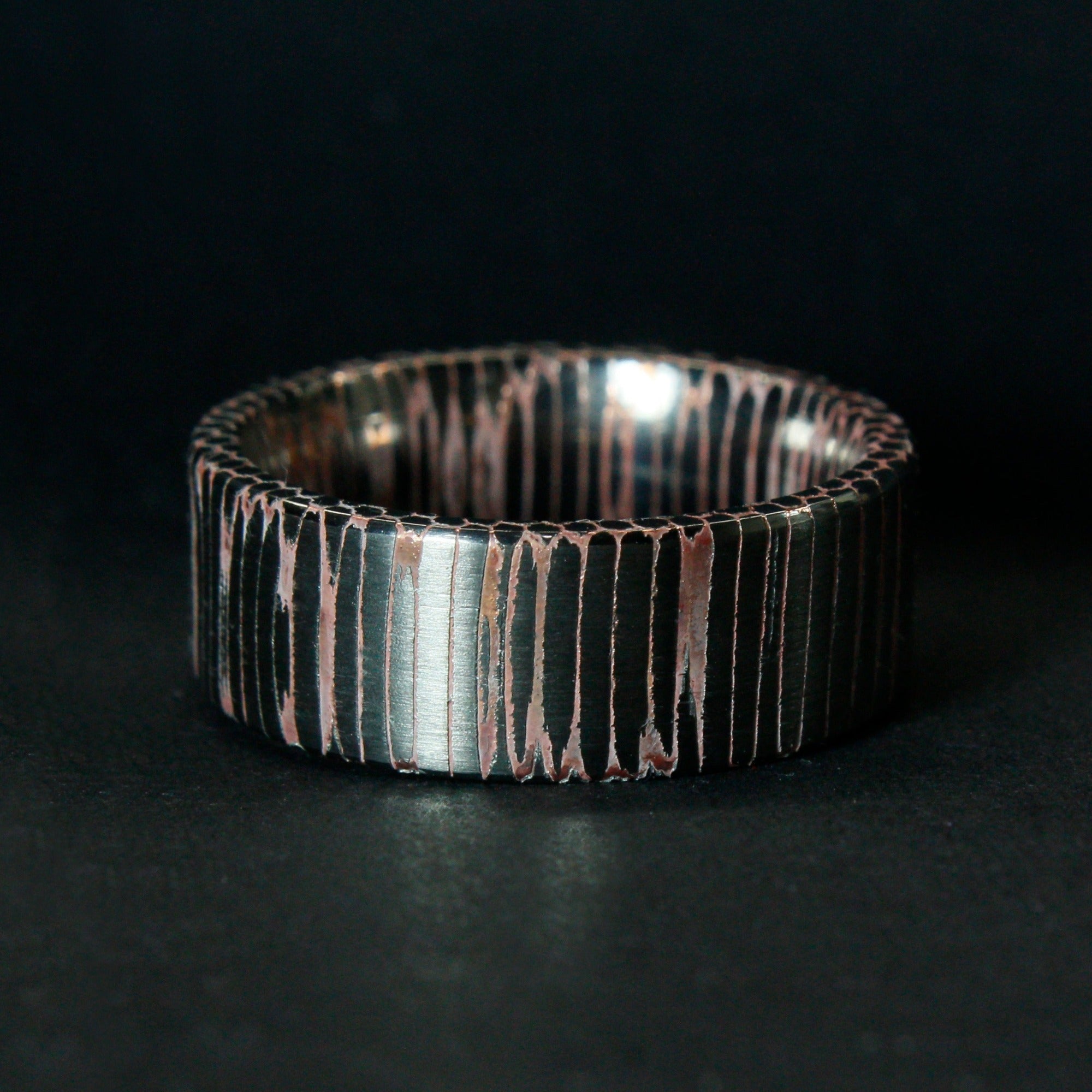 Acid etched store superconductor ring