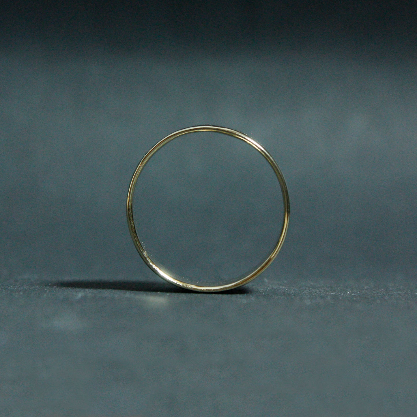 Hammered Yellow Gold Wedding Ring