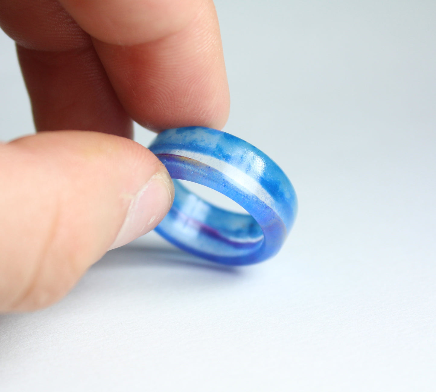 Ocean Waves Glow Ring