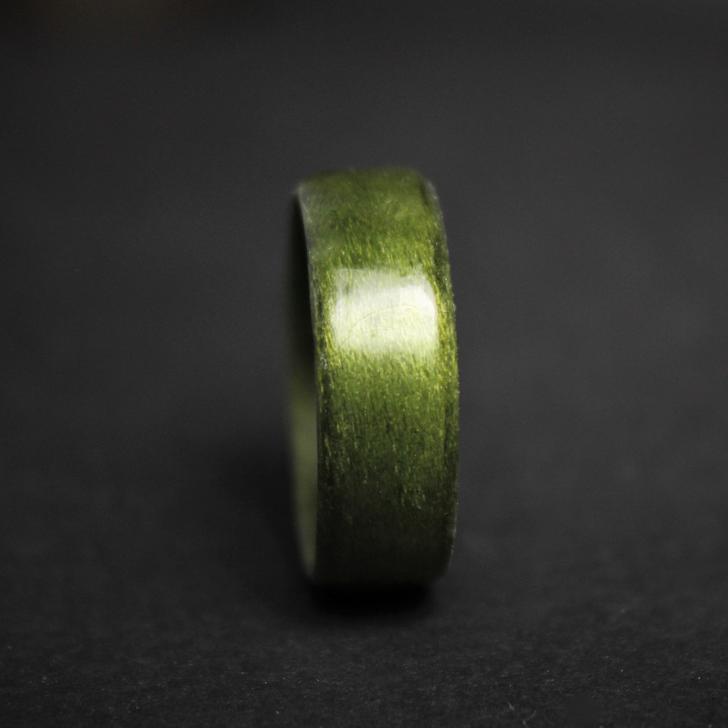 Green Poplar Bentwood Ring