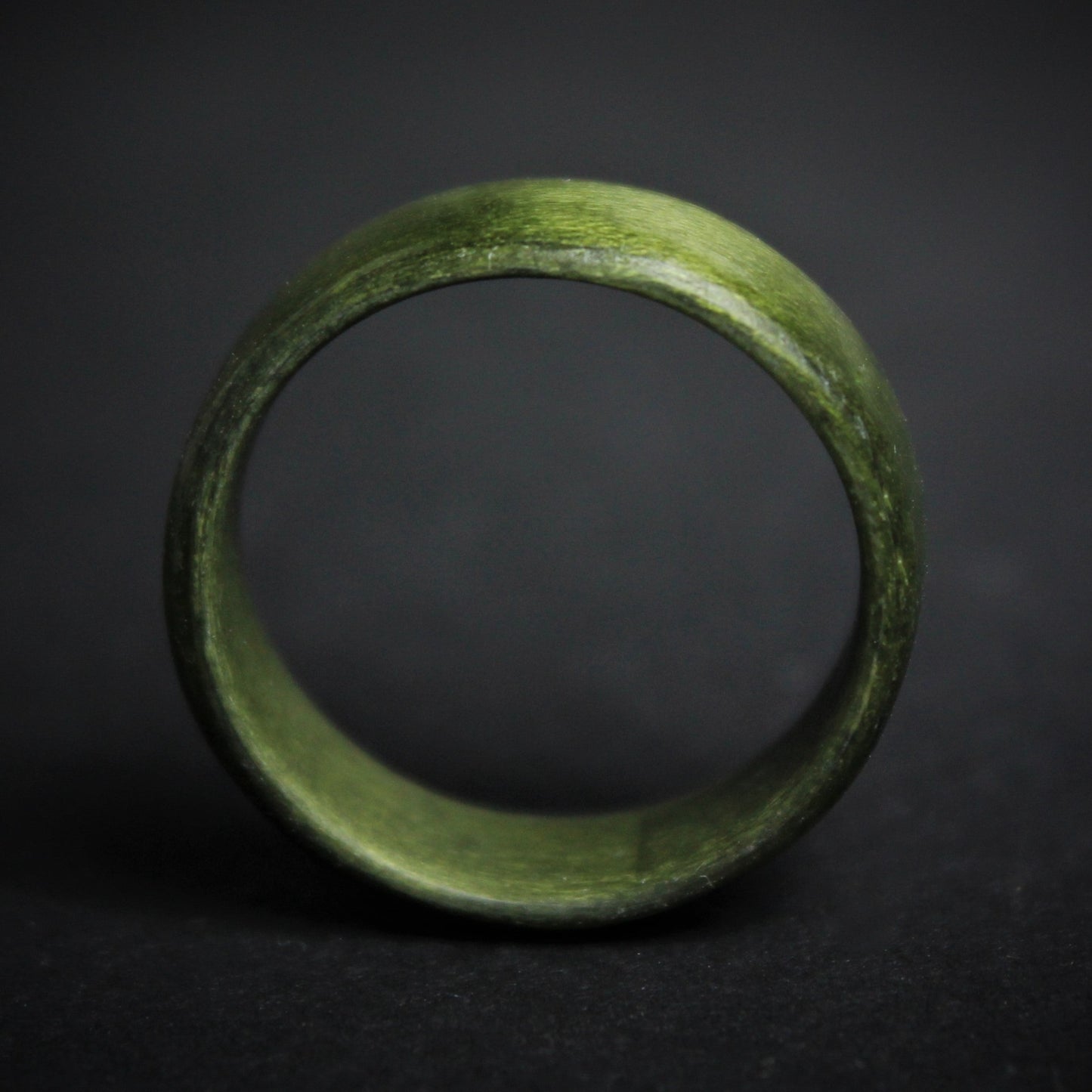 Green Poplar Bentwood Ring