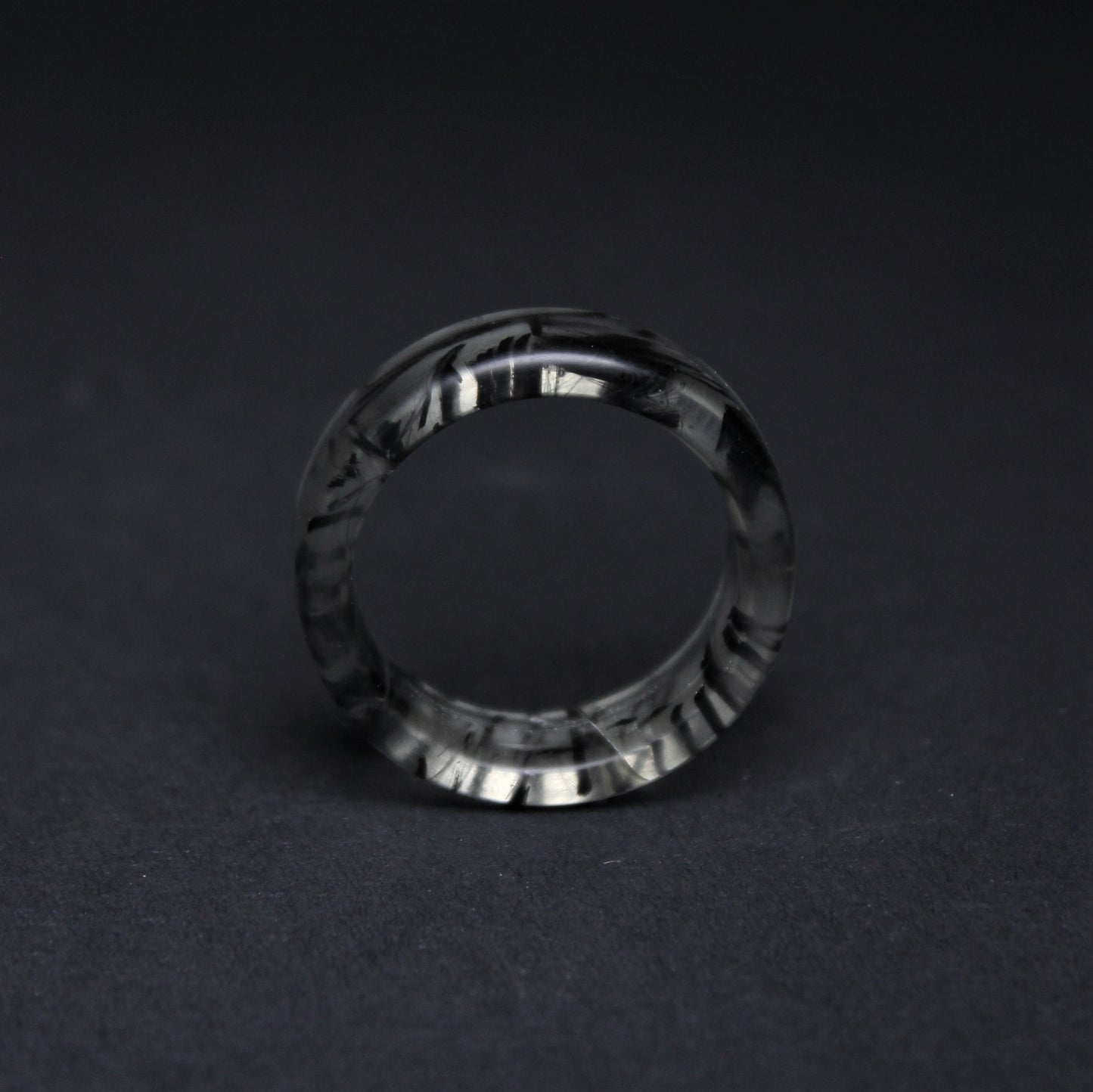 Spike - Shredded Carbon in Epoxy Resin Ring