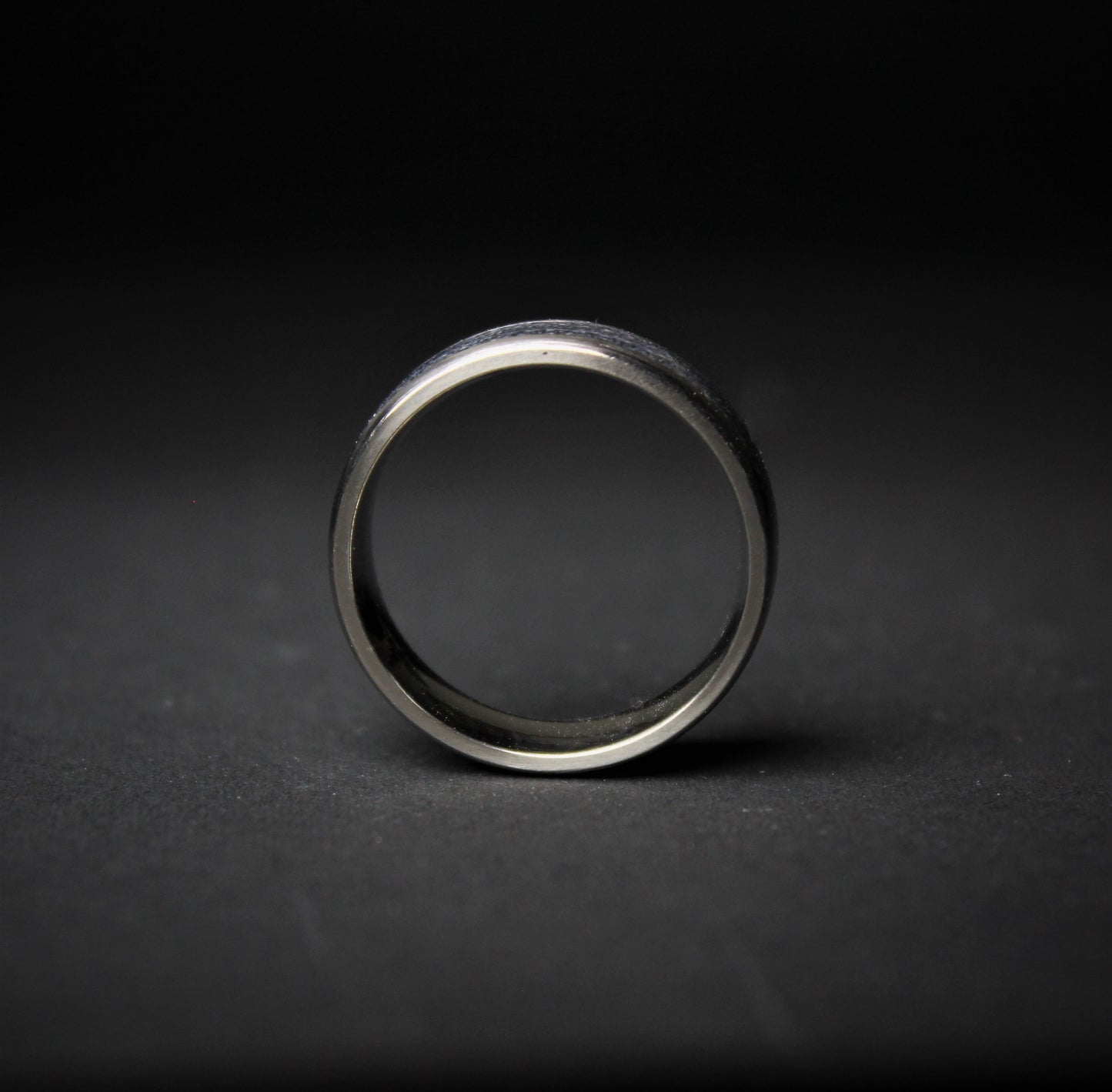 Titanium and Denim Ring - Real Jeans Ring