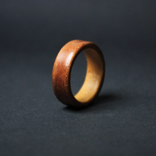 Plum Bentwood Ring