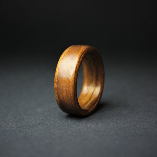 Burmese Teak Bentwood Ring