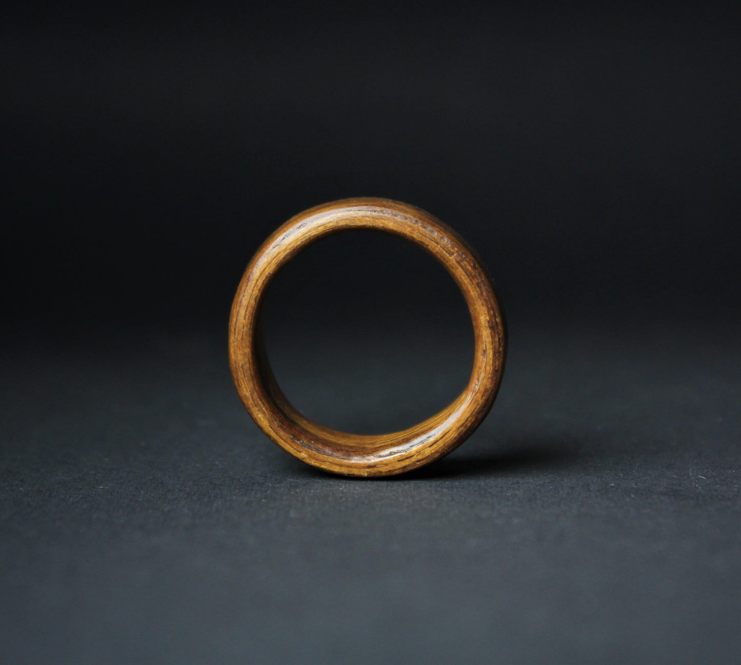 Burmese Teak Bentwood Ring