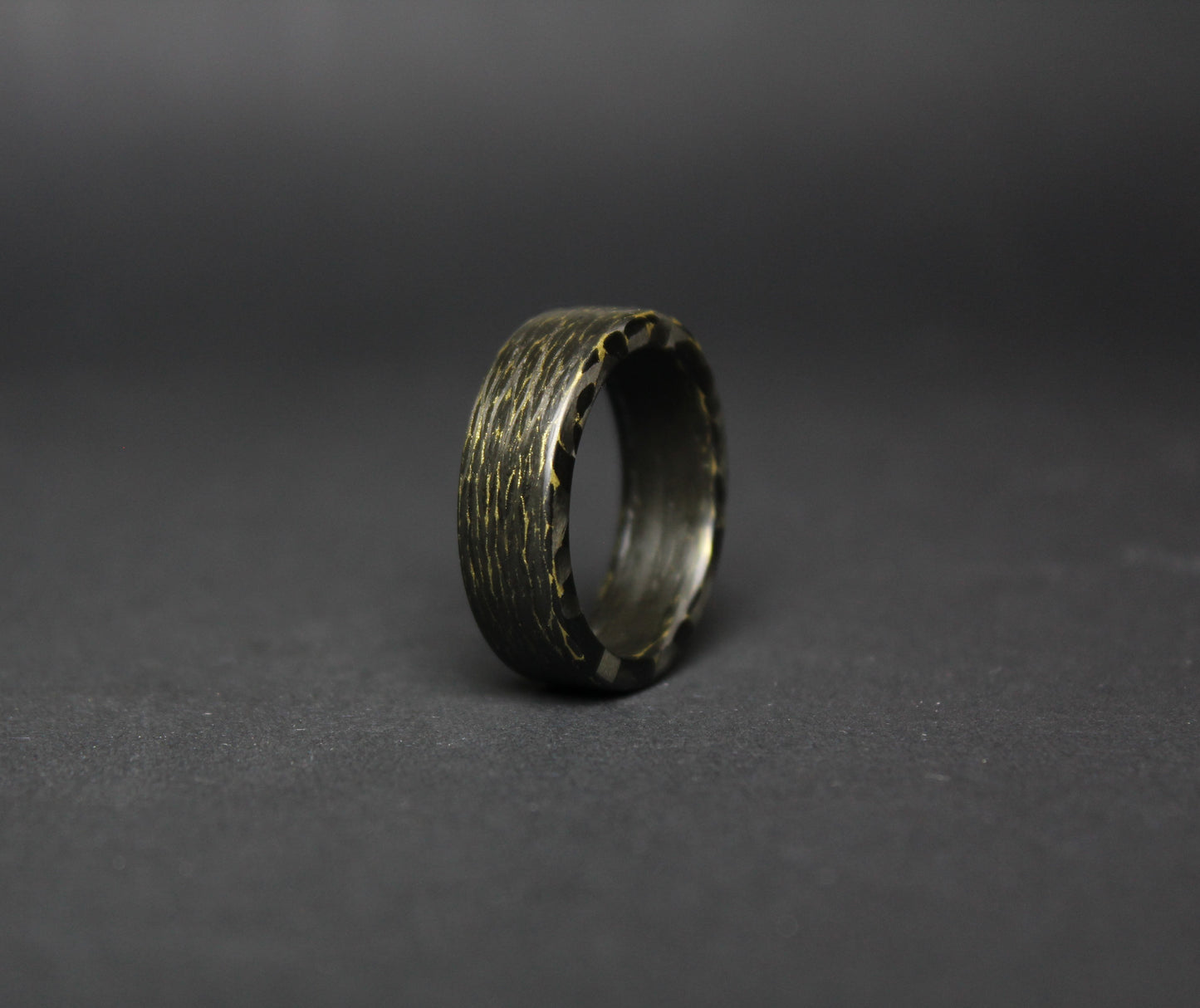 Brass Infused Carbon Fiber Ring