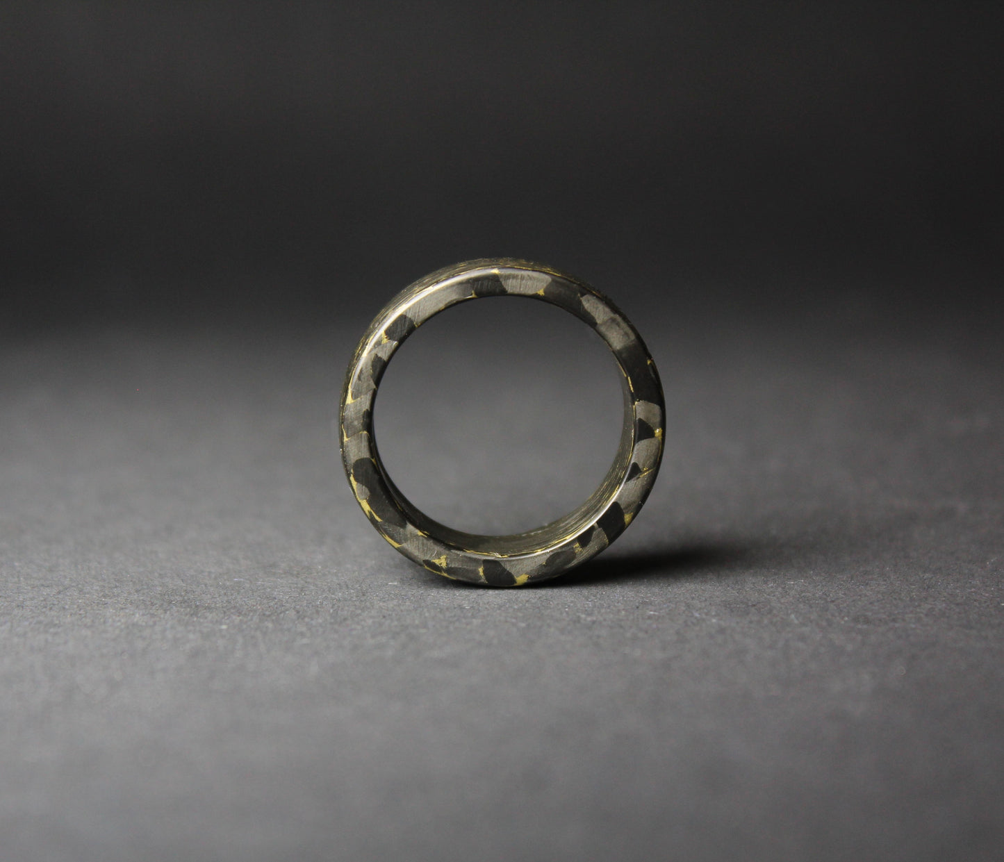 Brass Infused Carbon Fiber Ring