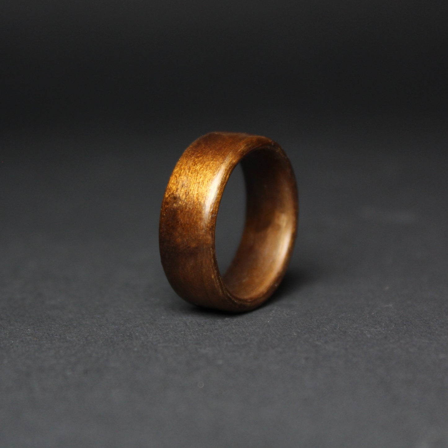 Fumed Aspen Bentwood Ring