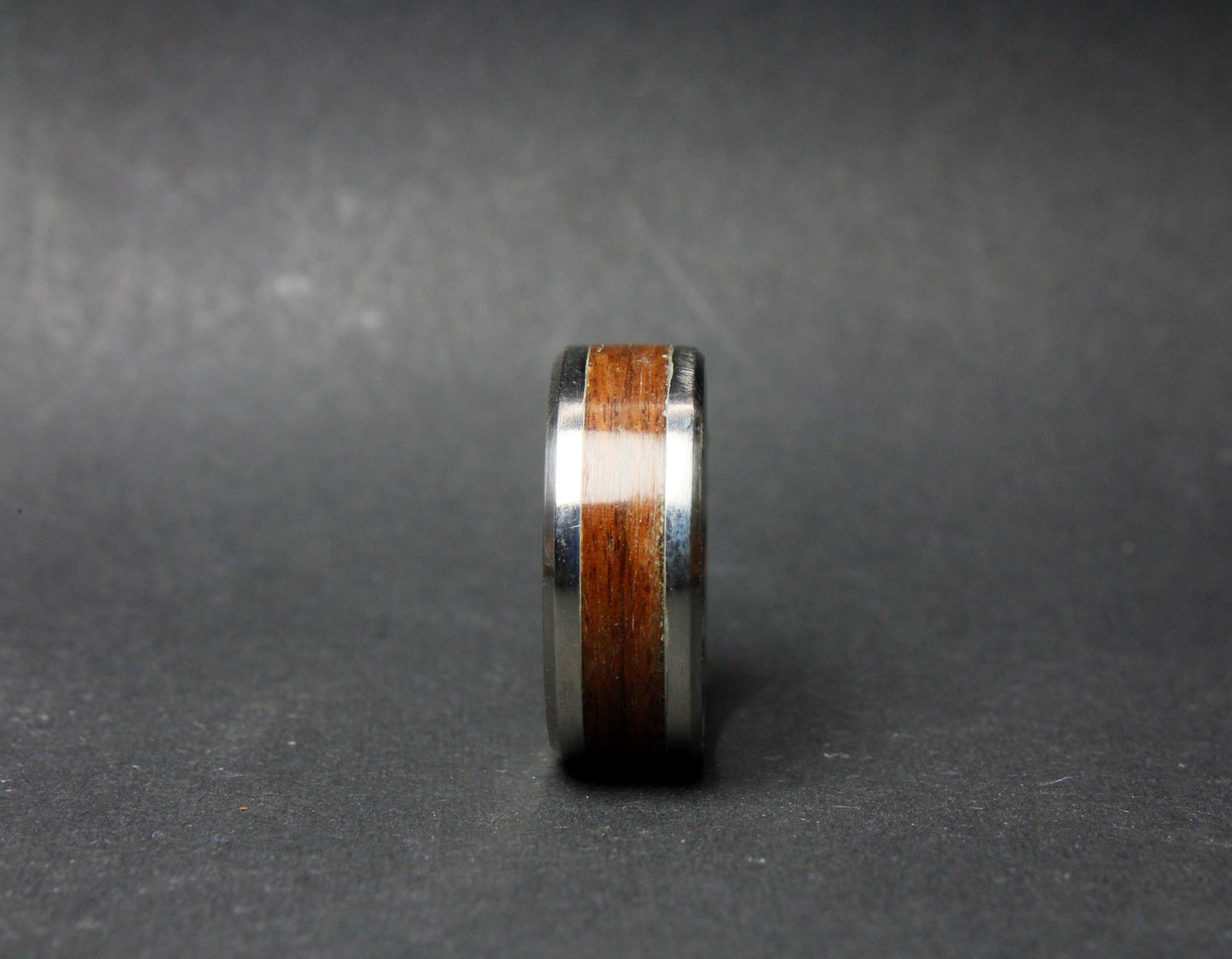 Santos Rosewood and Titanium Ring