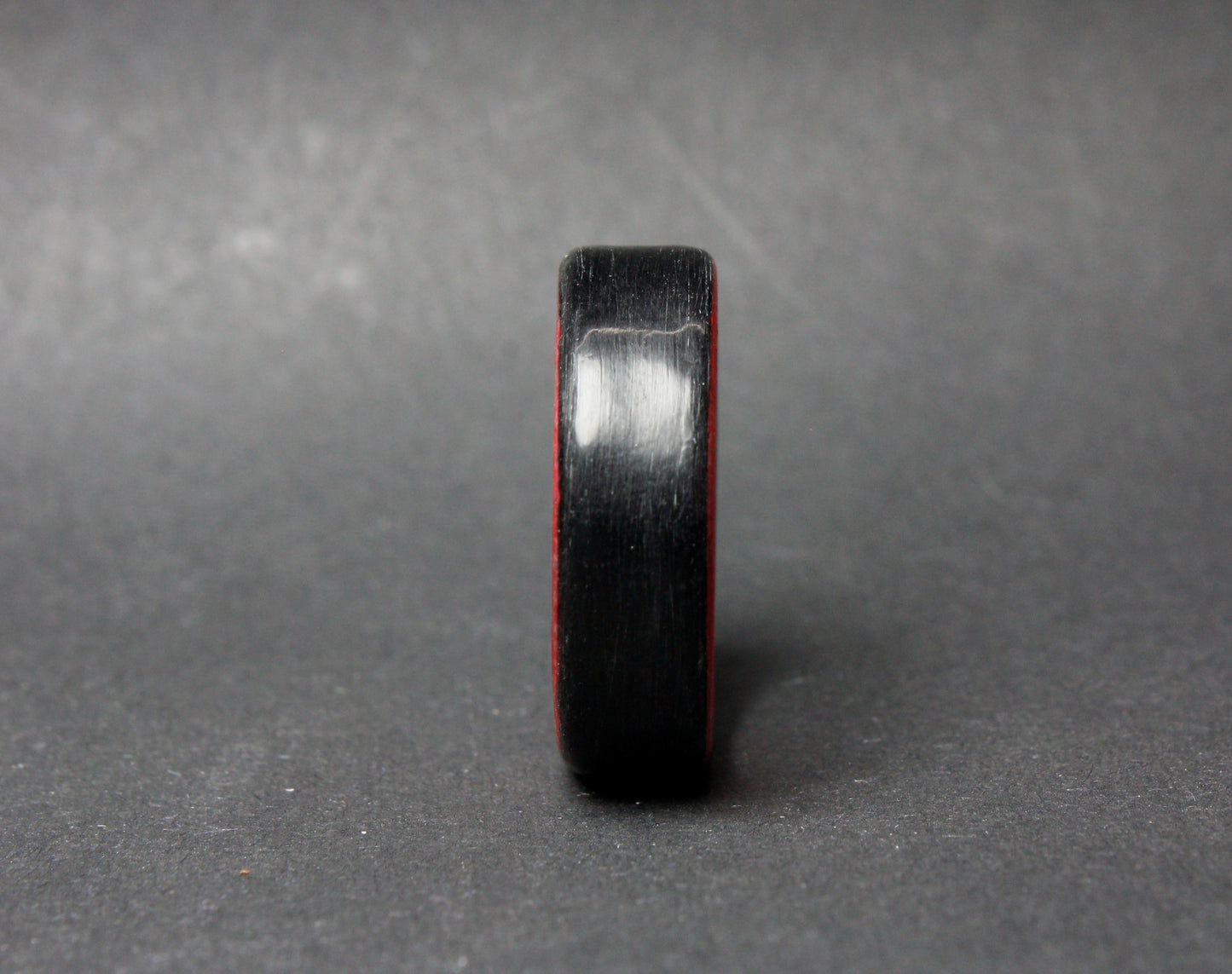 Black and Red Poplar Bentwood Ring