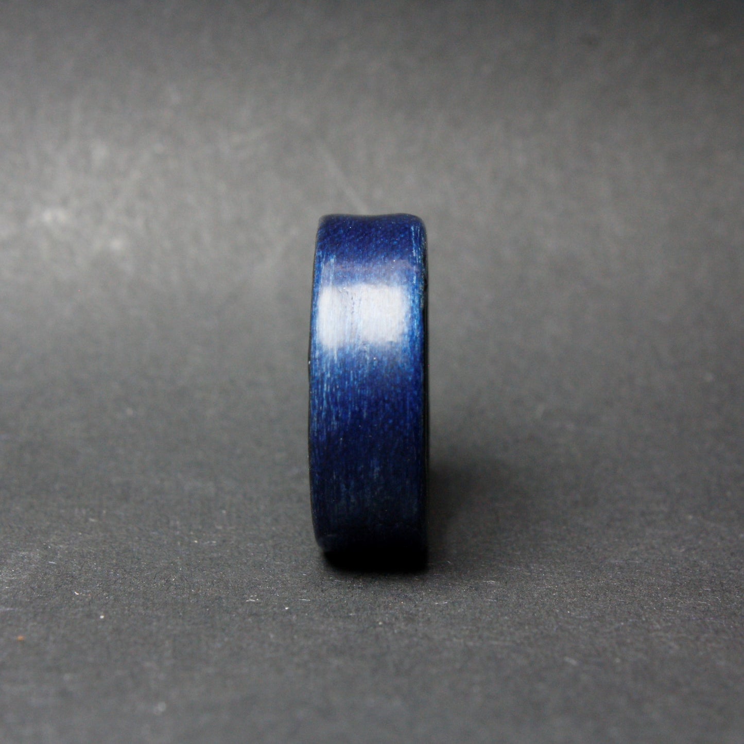 Black and Blue Poplar Bentwood Ring