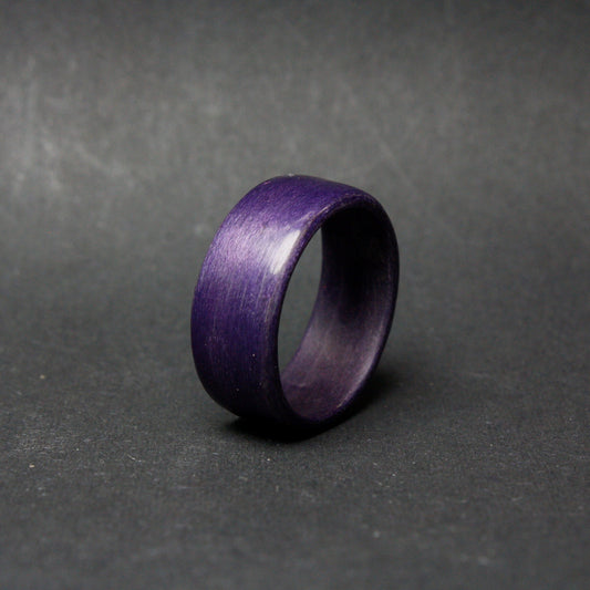 Purple Poplar Bentwood Ring