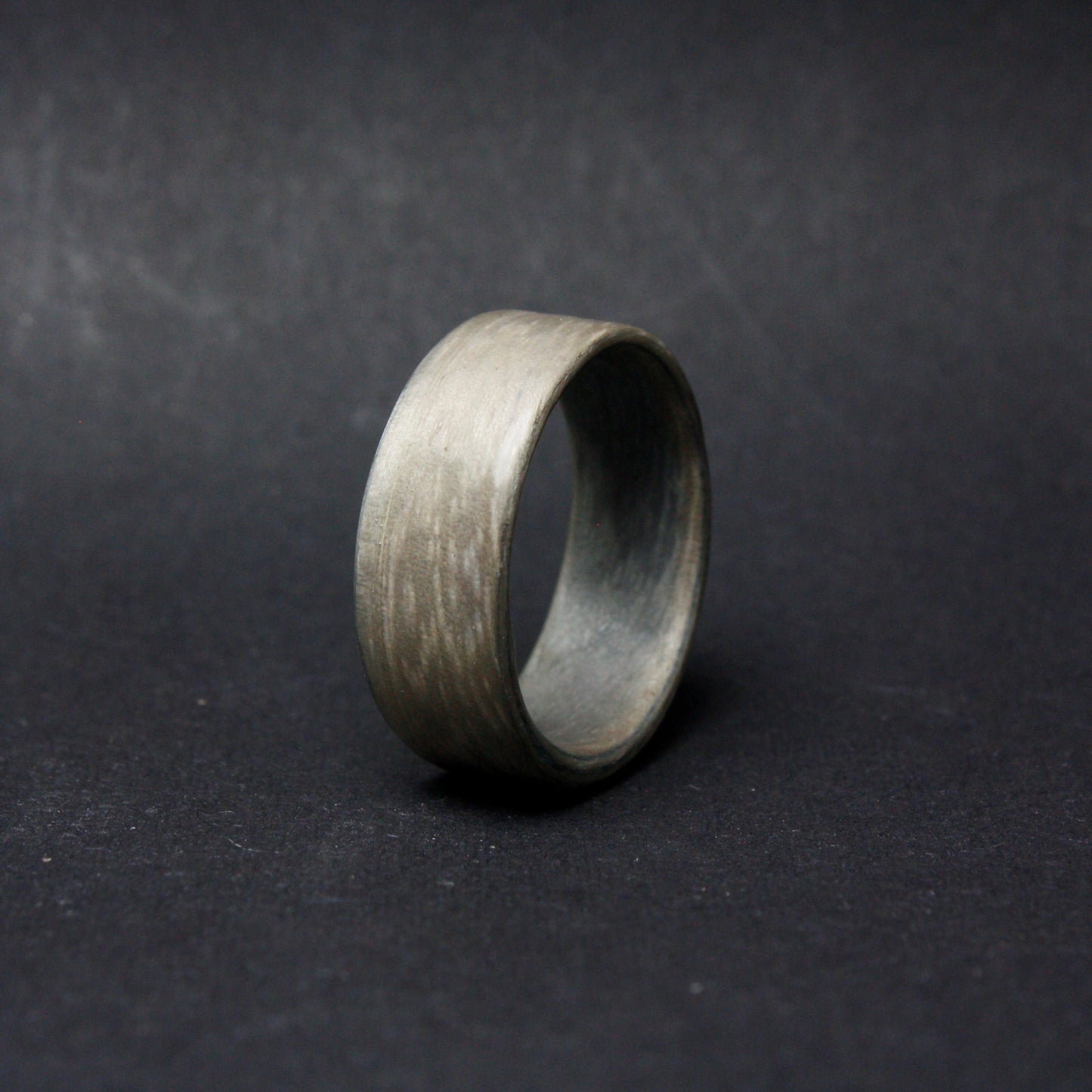 Silver Eucalyptus Bentwood Ring