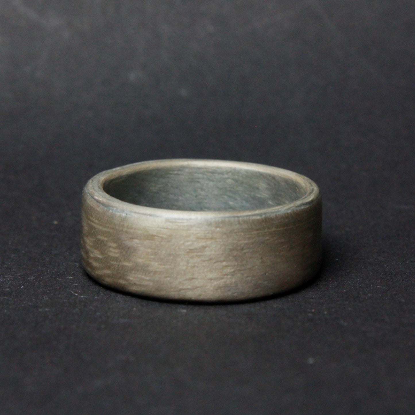 Silver Eucalyptus Bentwood Ring