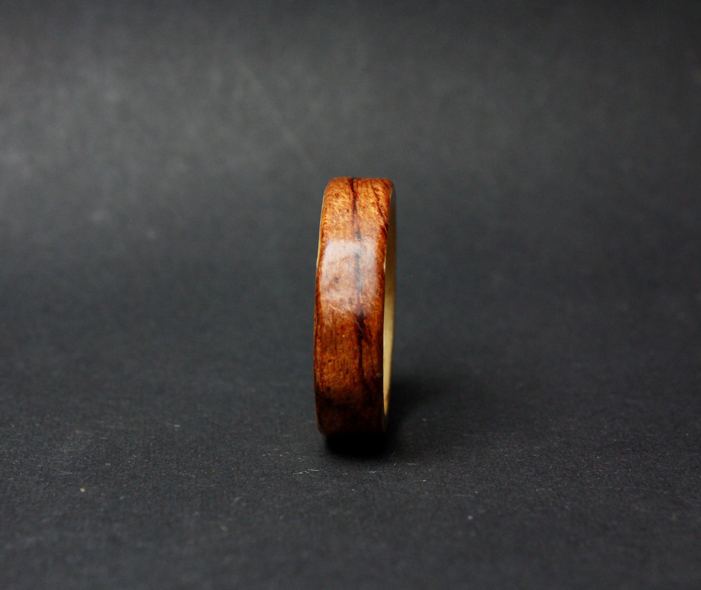 Bubinga and Ash Bentwood Ring