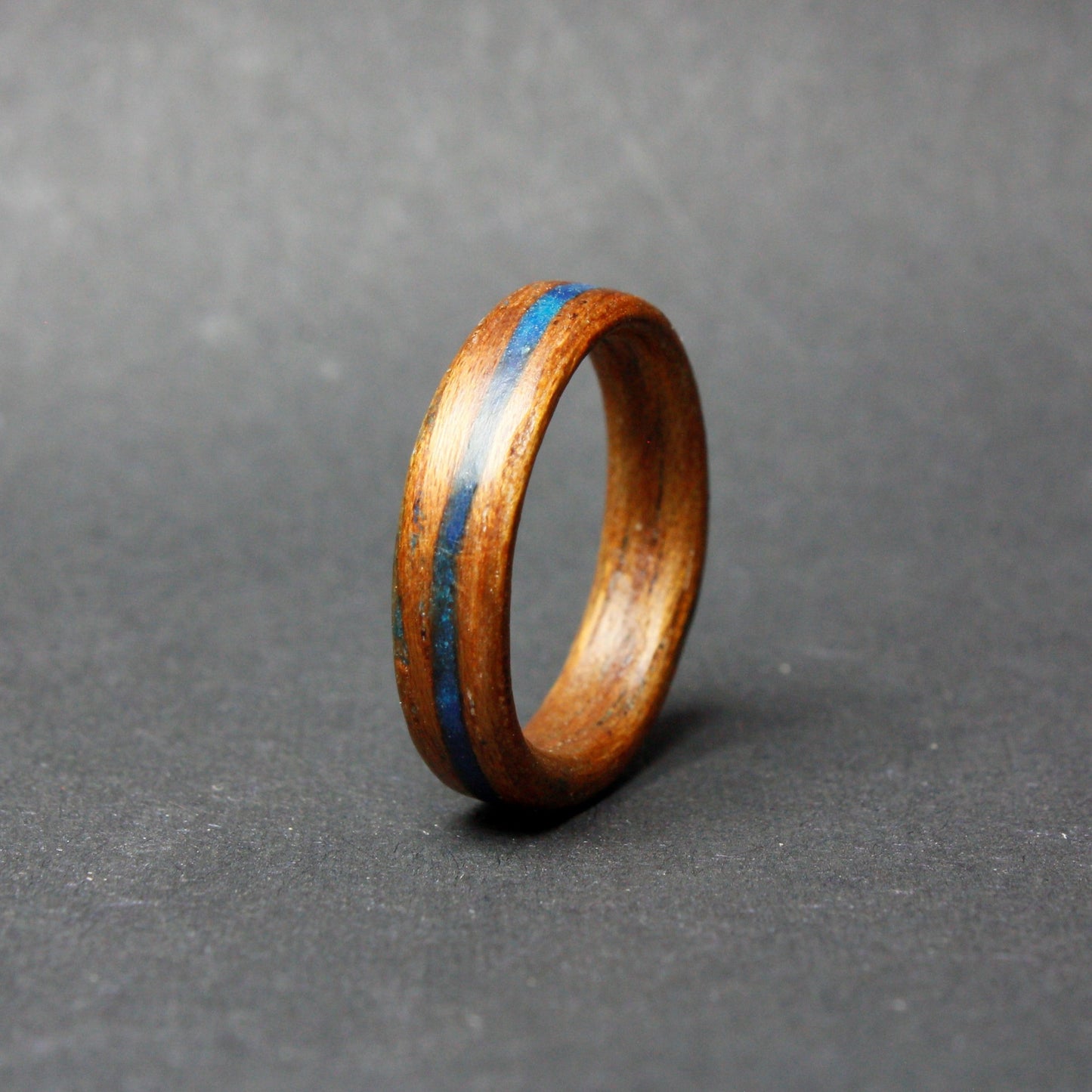 Mahogany Glow Bentwood Ring