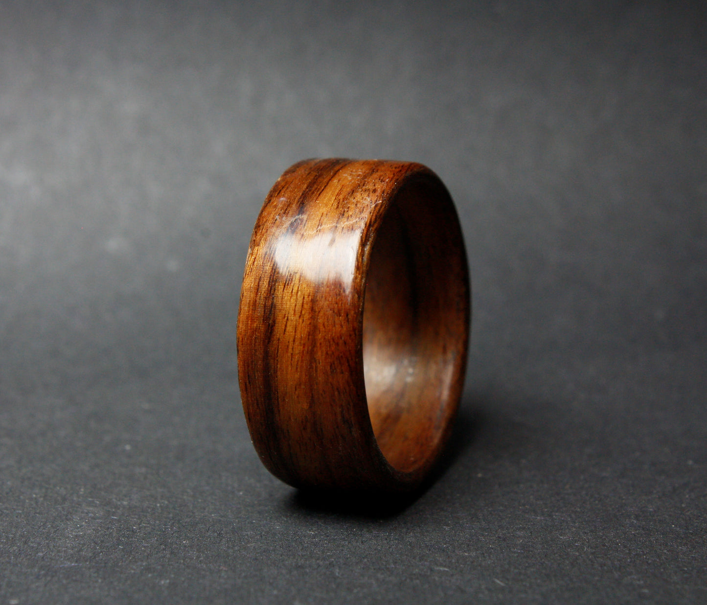 Santos Rosewood Bentwood Ring