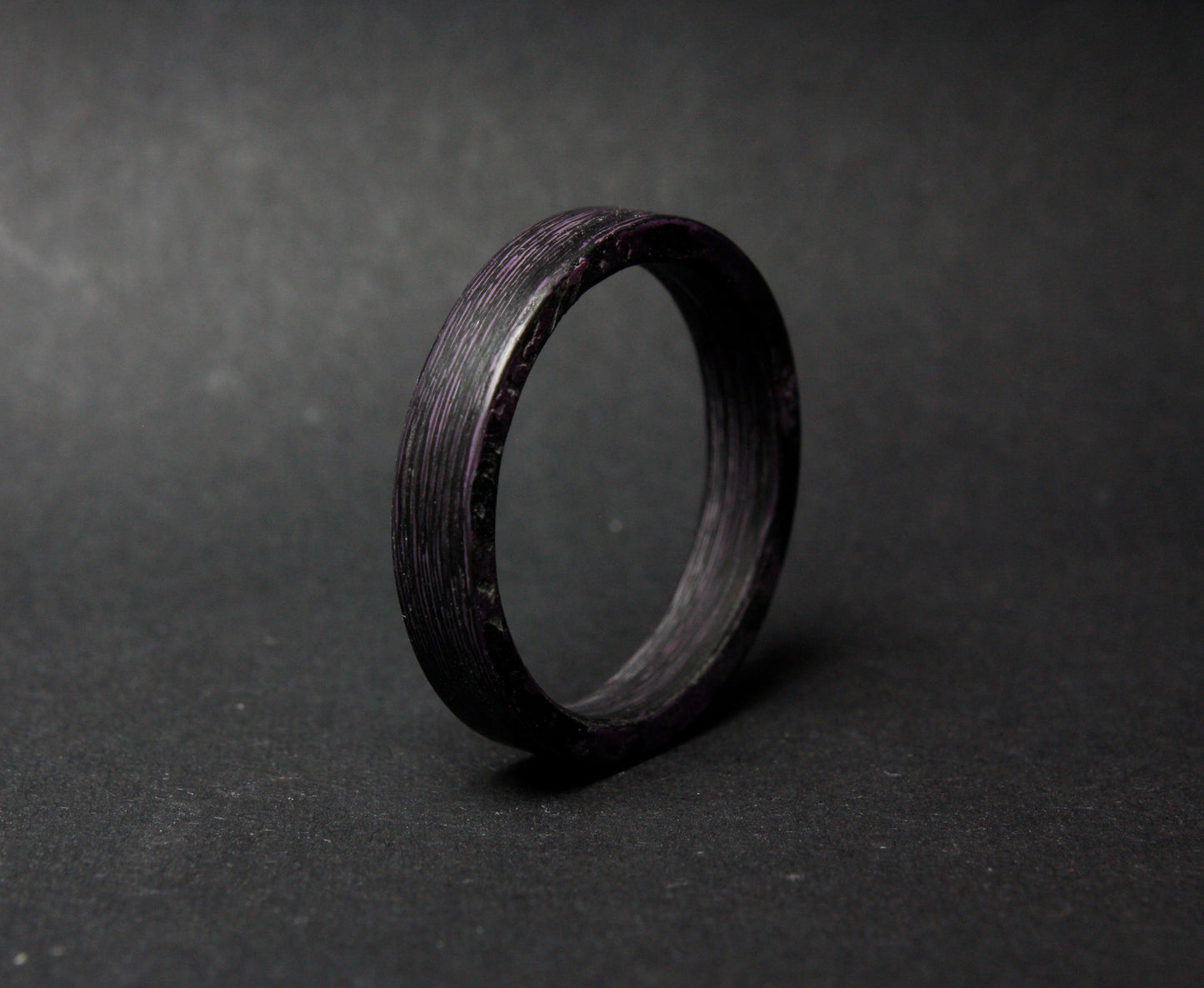 Purple Carbon Fiber Ring