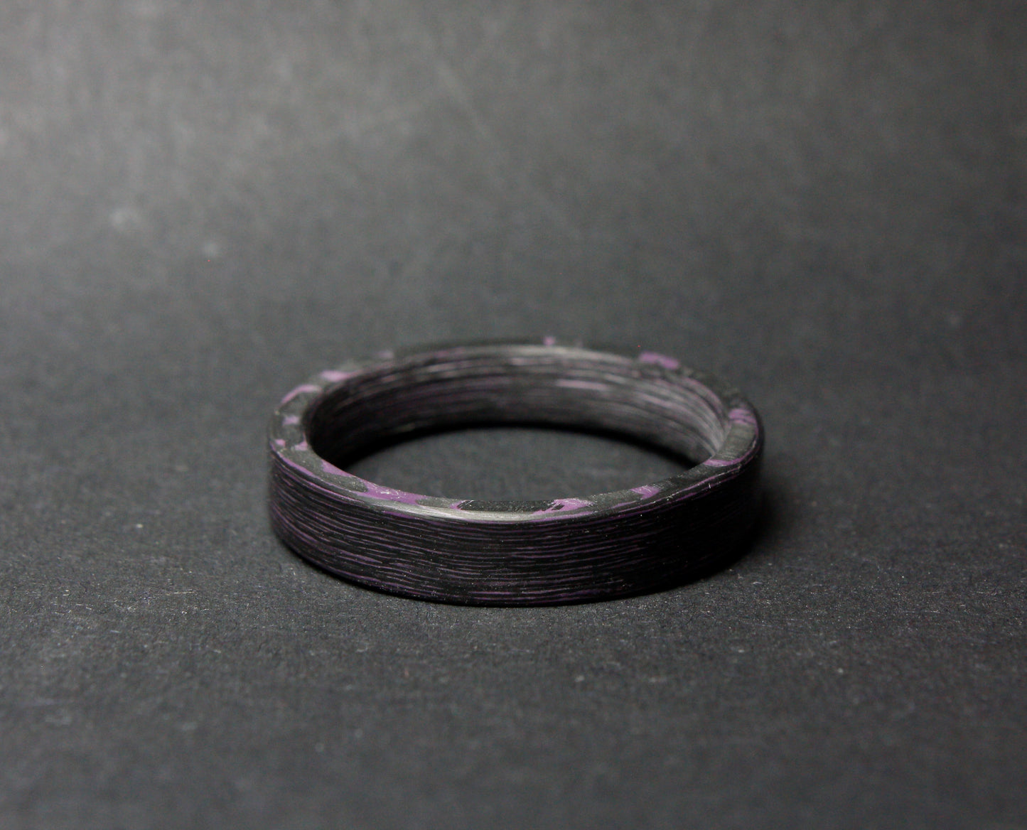 Purple Carbon Fiber Ring