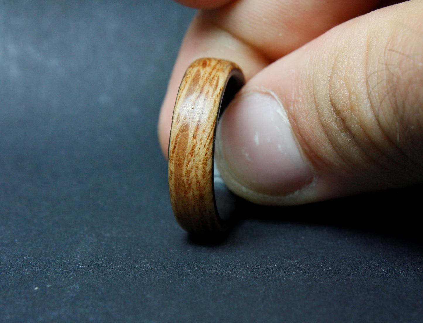 Wood and Carbon Ring