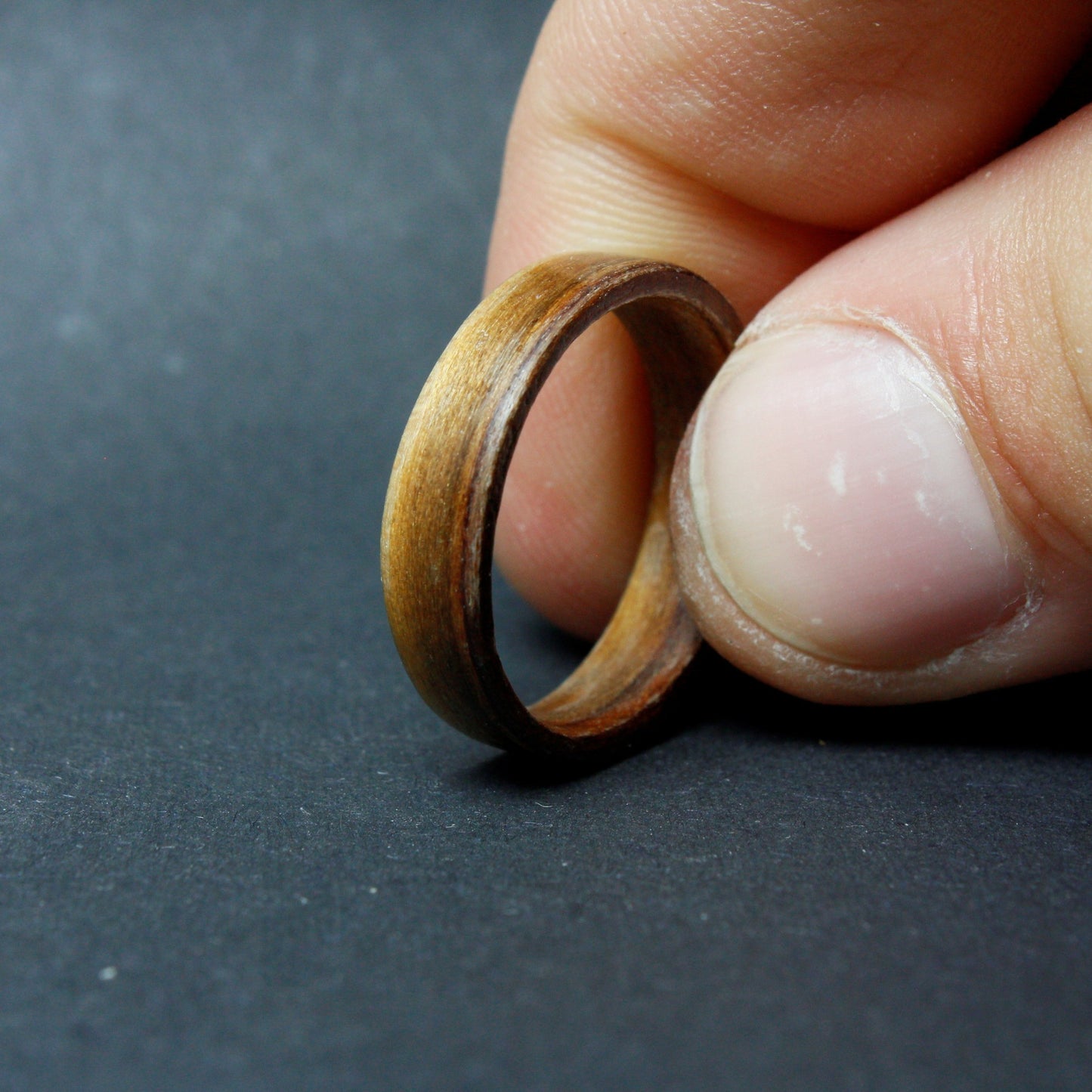 Apple Bentwood Ring