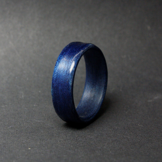 Blue Poplar Bentwood Ring