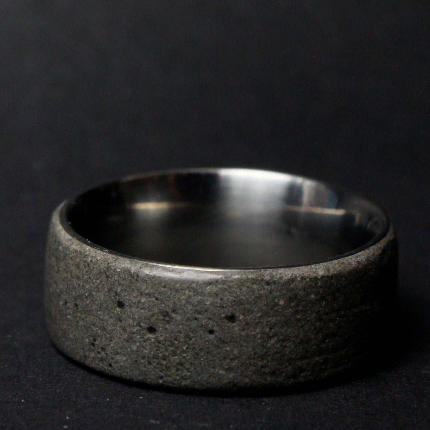 Concrete and Stainless Steel Ring