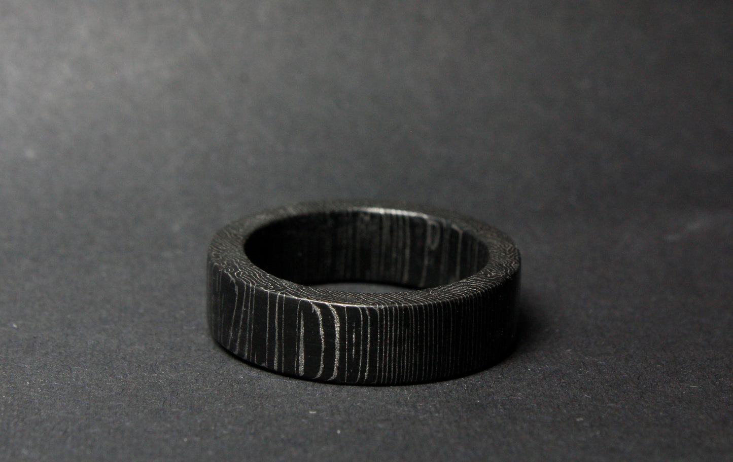 Wood Texture Carbon Fiber Ring