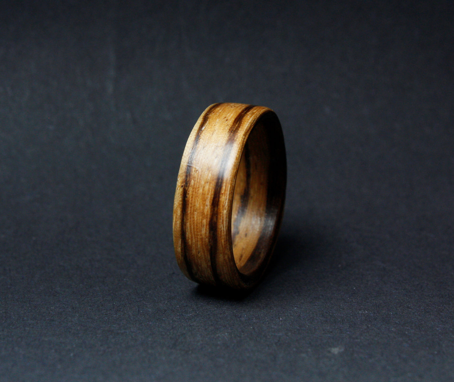 Zebra Wood Bentwood Ring