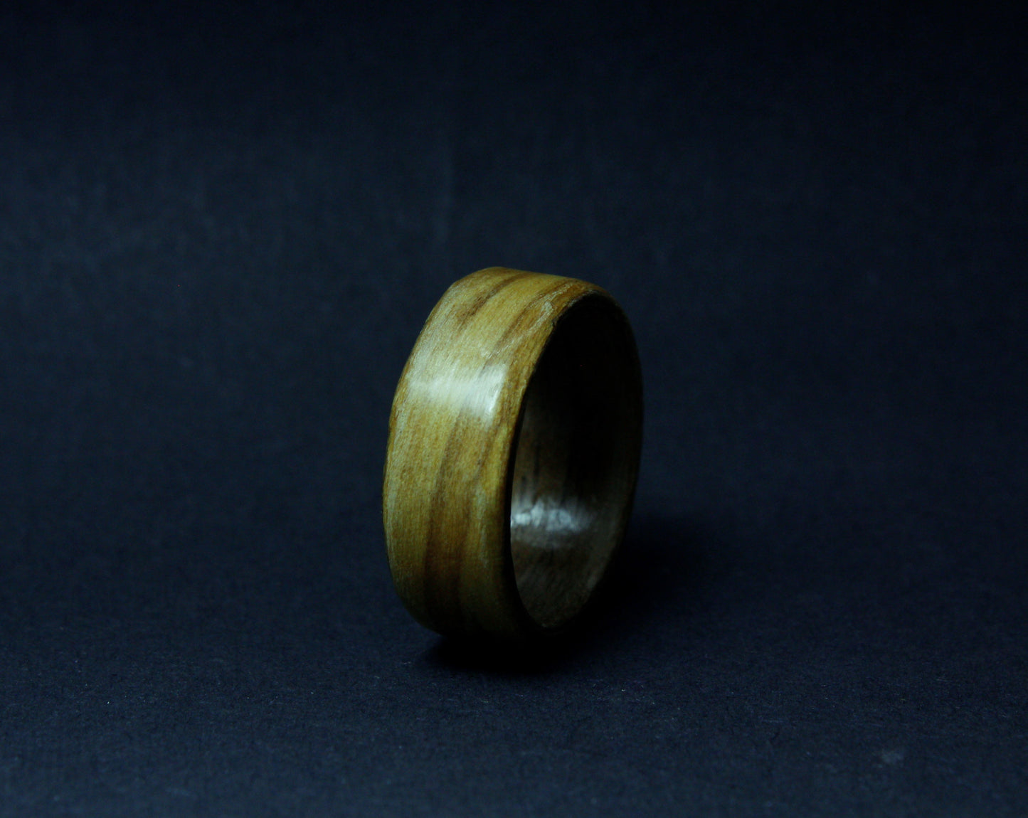 Walnut and Olive Bentwood Ring