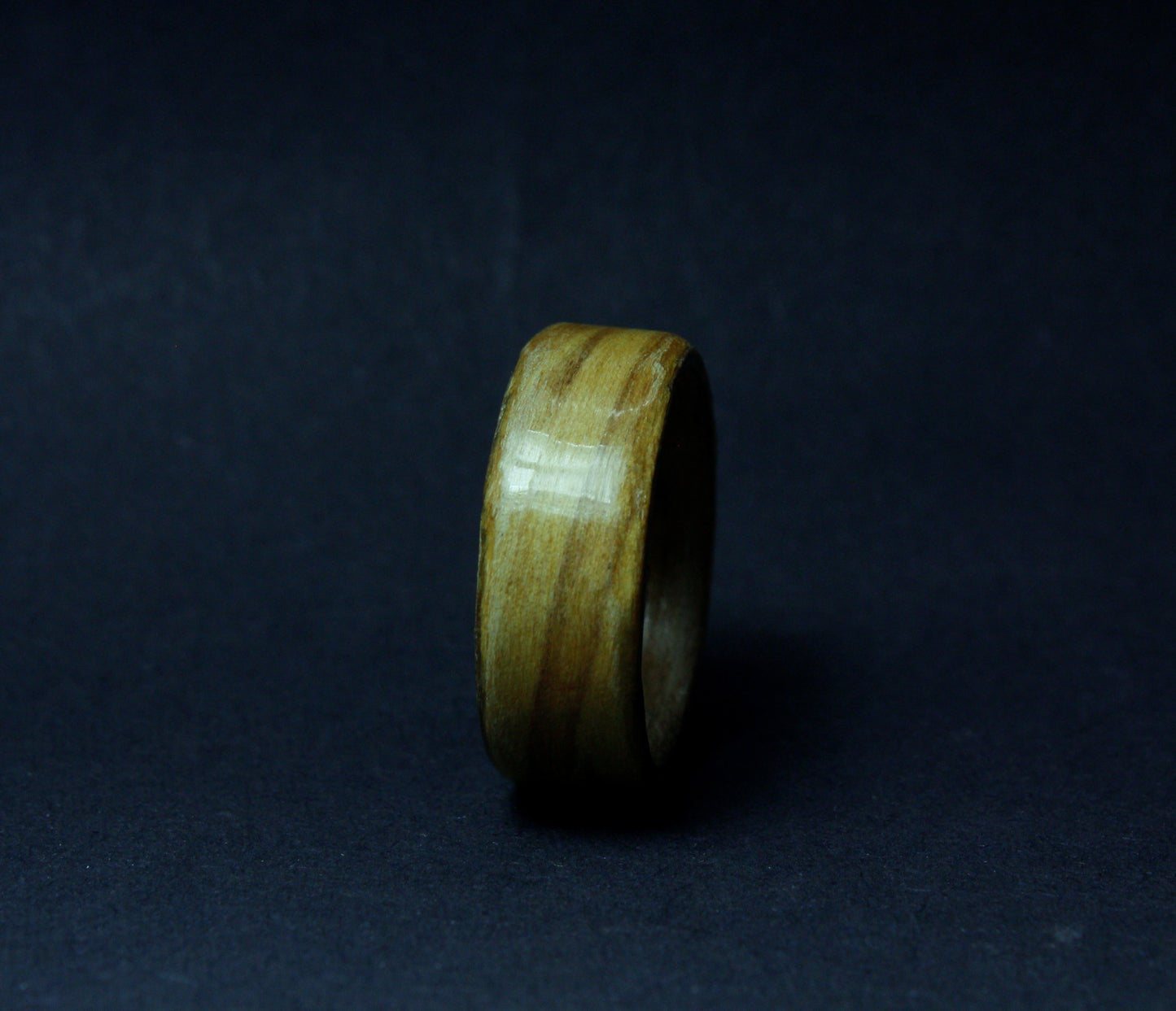 Walnut and Olive Bentwood Ring